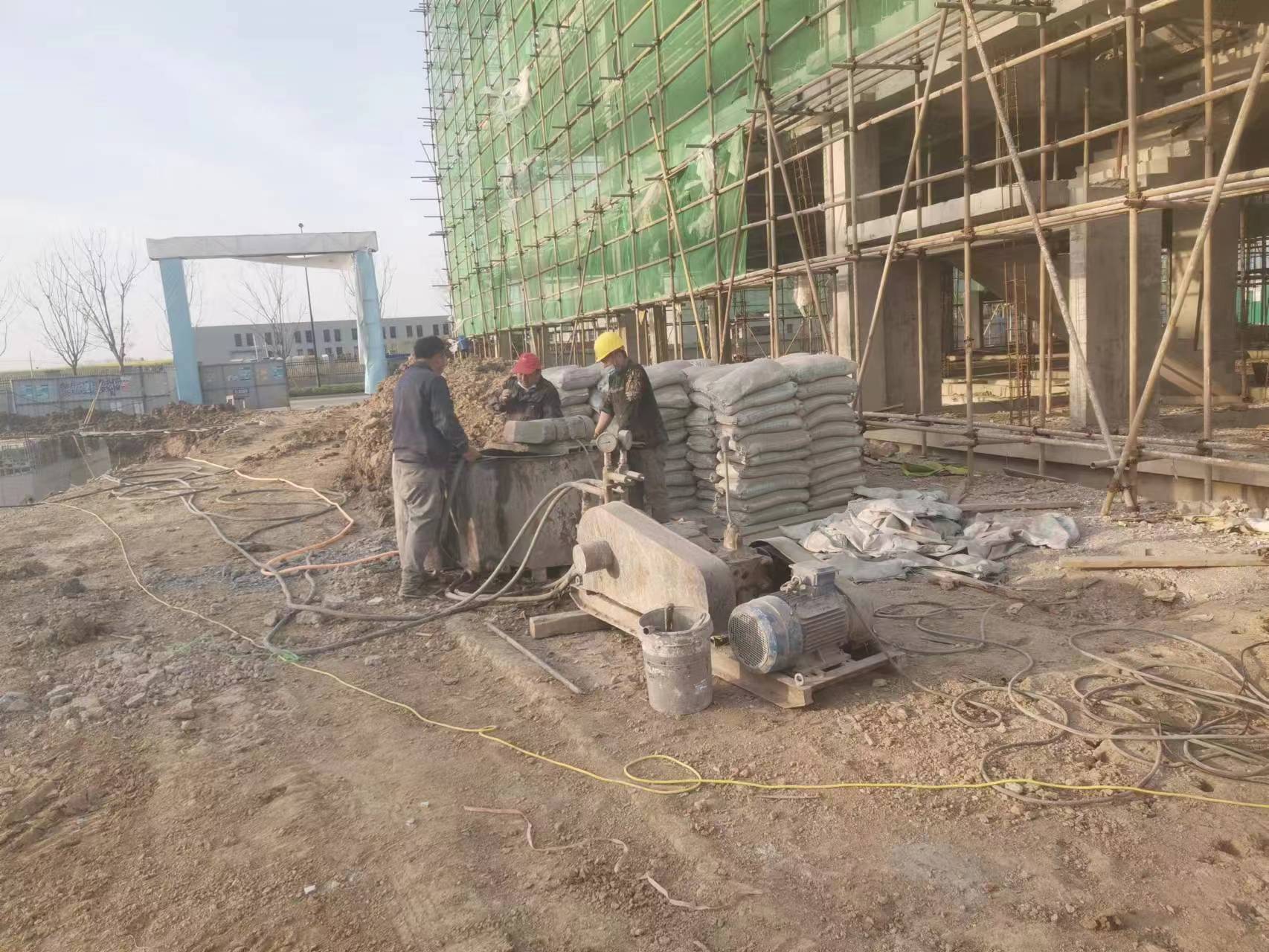 郑场镇别墅下沉注浆